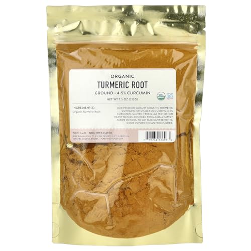 Turmeric root and powder